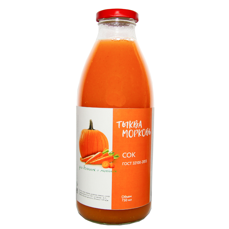 俄罗斯进口南瓜胡萝卜汁