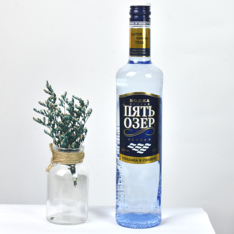 俄罗斯进口洋酒FIVE LAKES SPECIAL伏特加