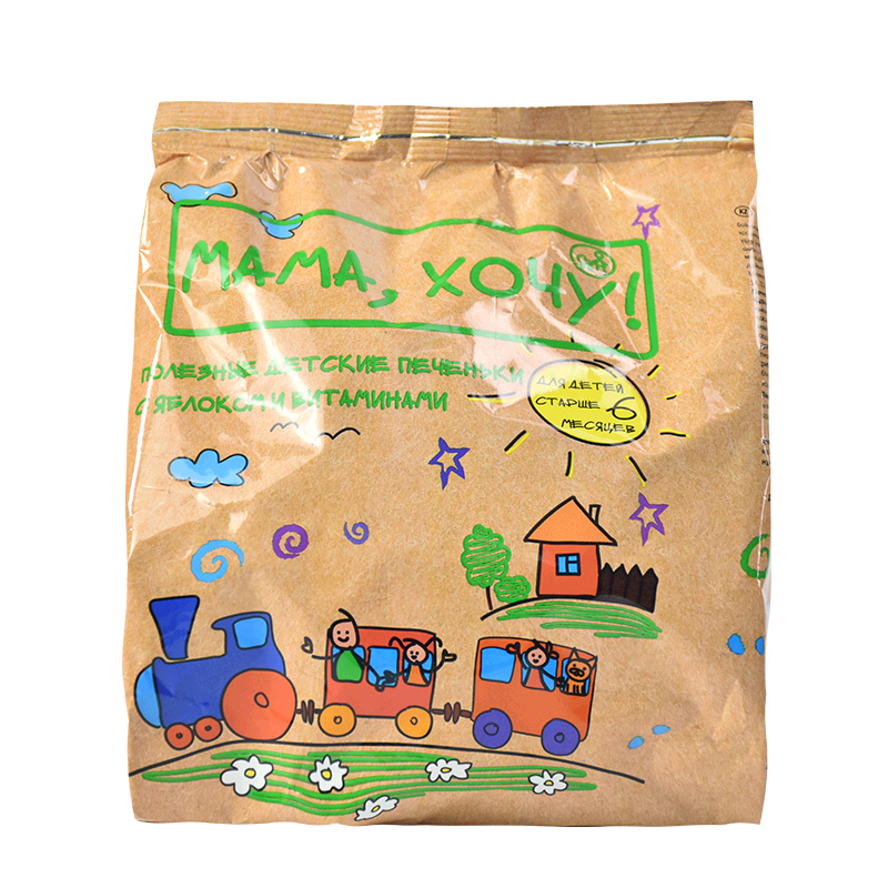 孩吃嘛牌苹果味饼干70g