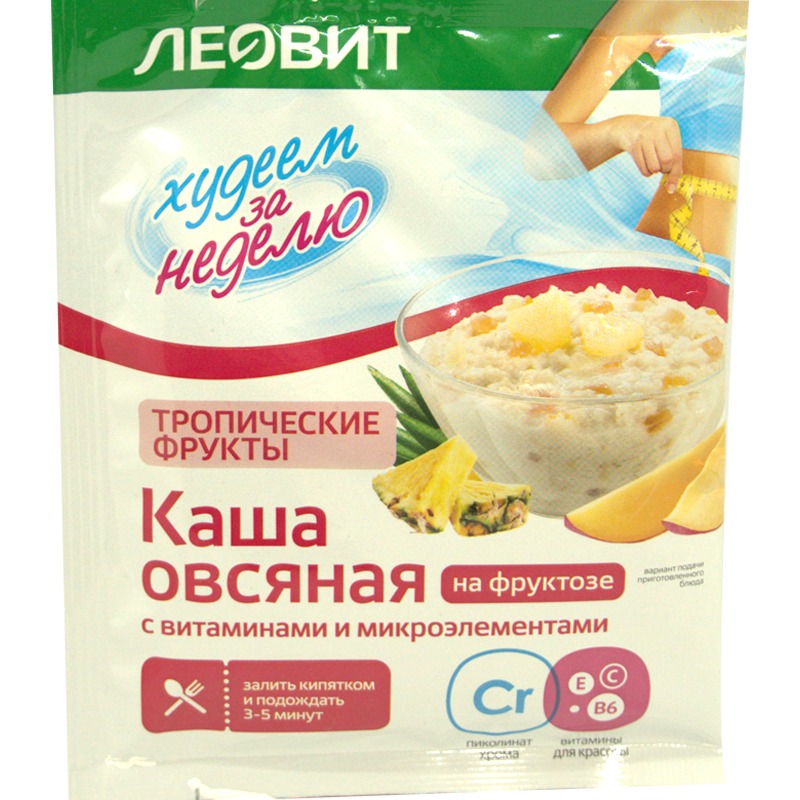 俄罗斯原装进口Leovit热带水果”燕麦粥